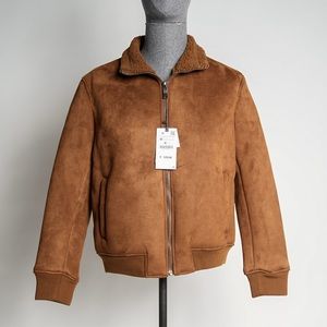 Zara faux fur jacket!!!